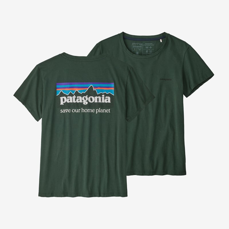 Patagonia Women's P-6 Mission Organic T-Shirt - Pinyon Green