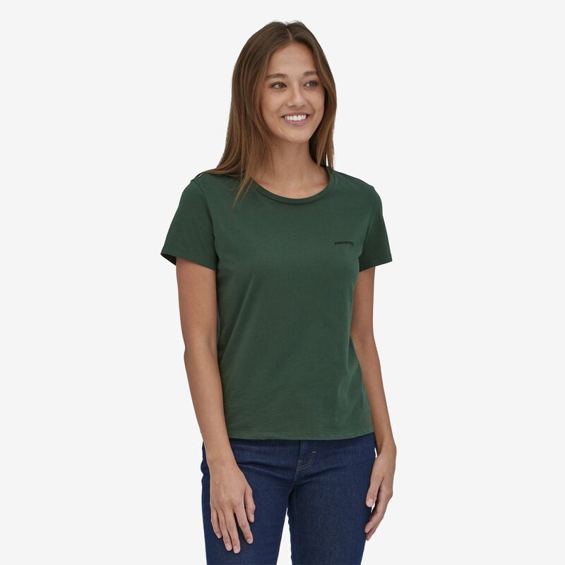 Patagonia Women's P-6 Mission Organic T-Shirt - Pinyon Green
