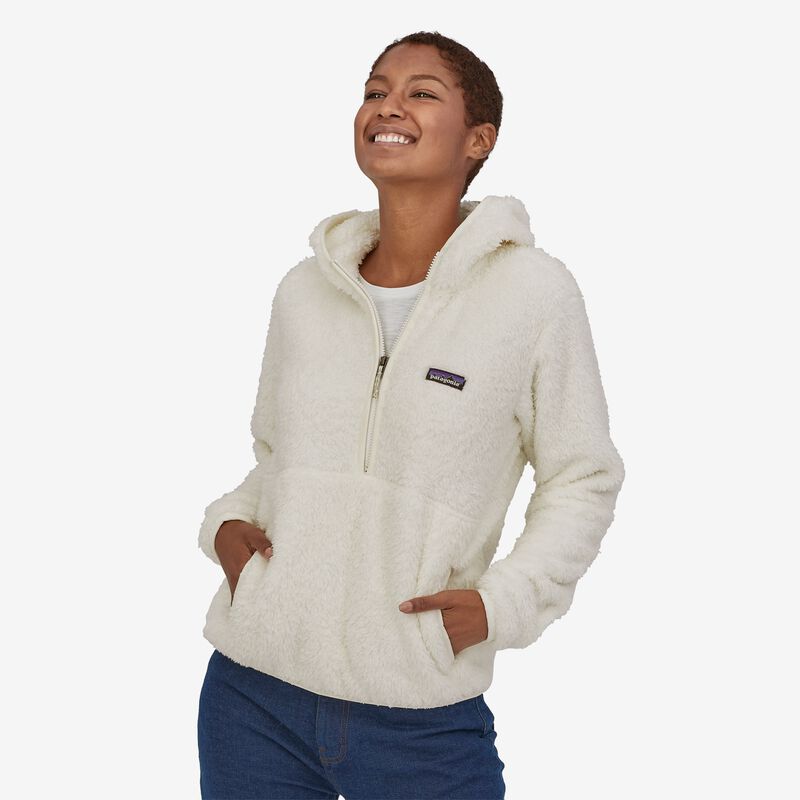 Patagonia Women's Los Gatos Hooded Fleece Pullover - Birch White