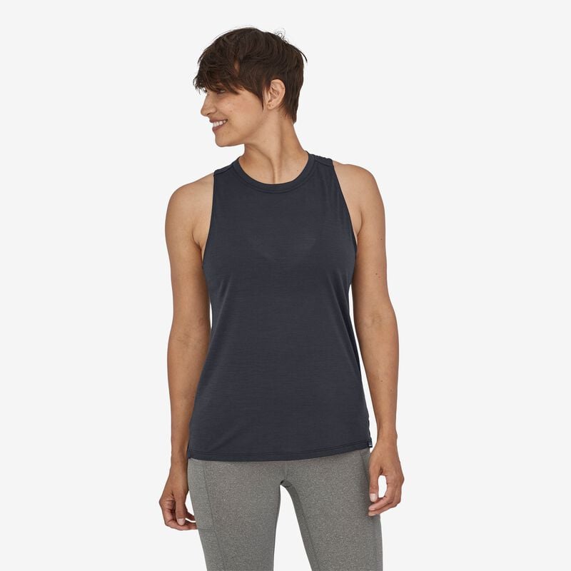 Patagonia Women's Capilene® Cool Merino Tank Top - Black