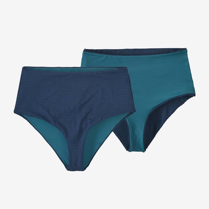 Patagonia Women's Sunrise Slider Bikini Bottoms - Ripple: Tidepool Blue