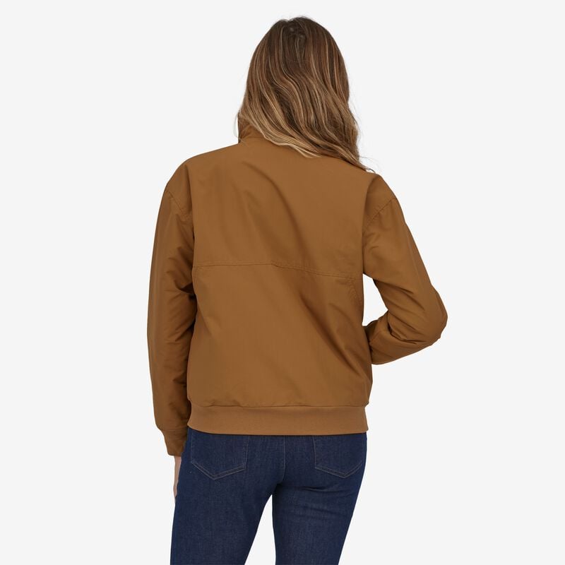 Patagonia Women's Shelled Synchilla® Jacket - Nest Brown w/Amaranth Pink