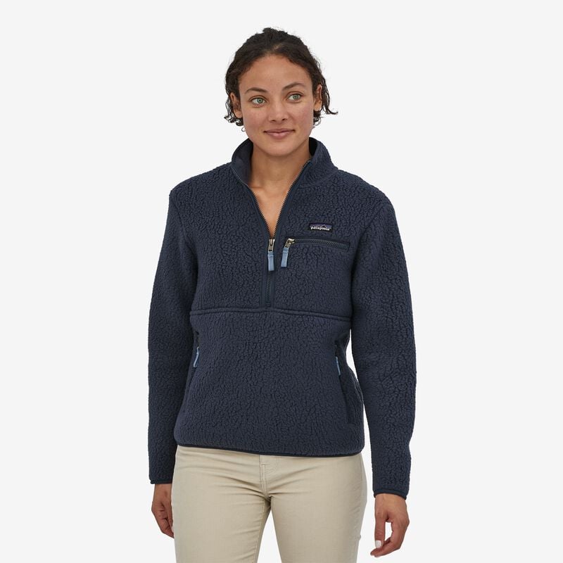 Patagonia Women's Retro Pile Fleece Marsupial - New Navy