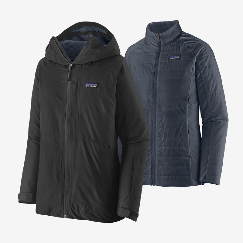 Patagonia Women's 3-in-1 Powder Town Jacket - Black