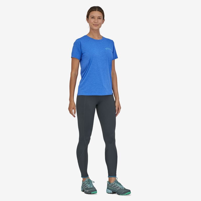 Patagonia Women's Peak Mission Tights - 27" - Smolder Blue