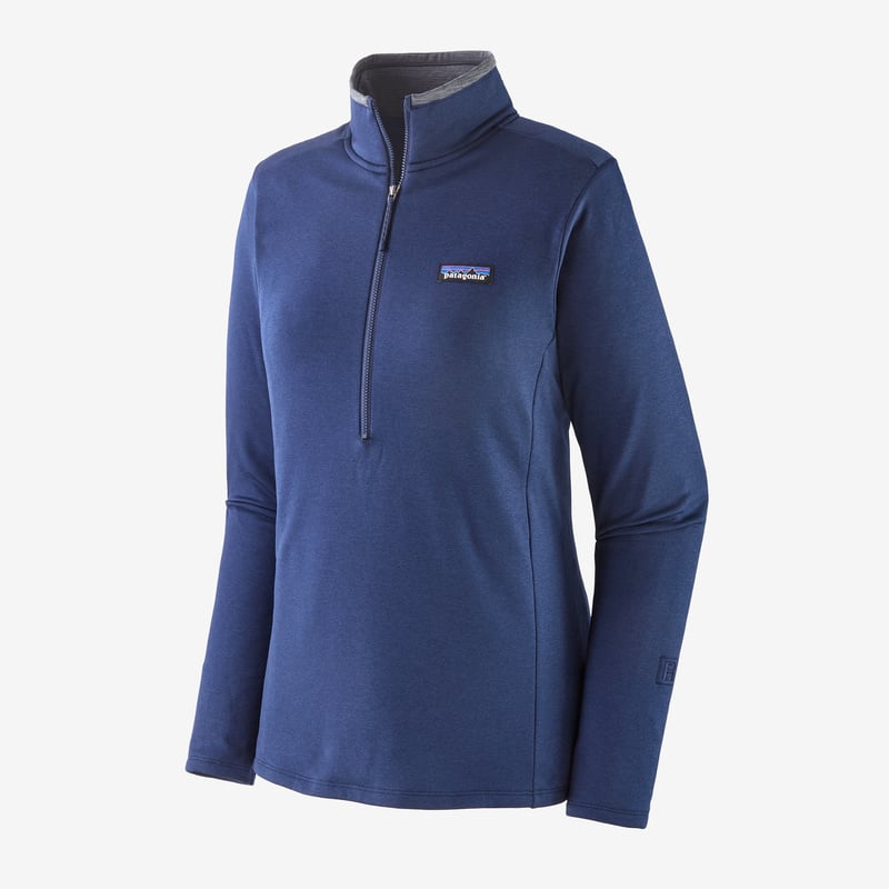 Patagonia Women's R1® Daily Zip-Neck - Classic Navy - Light Classic Navy X-Dye