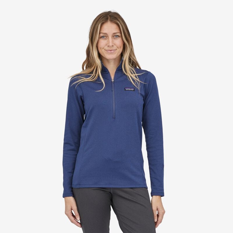 Patagonia Women's R1® Daily Zip-Neck - Classic Navy - Light Classic Navy X-Dye