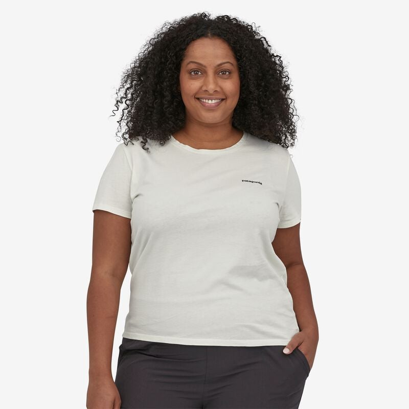 Patagonia Women's P-6 Mission Organic T-Shirt - Birch White