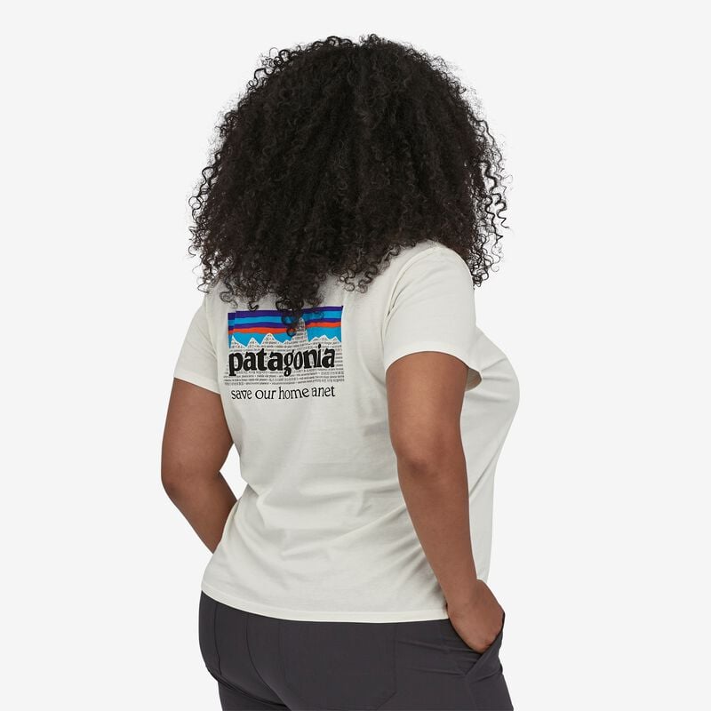 Patagonia Women's P-6 Mission Organic T-Shirt - Birch White