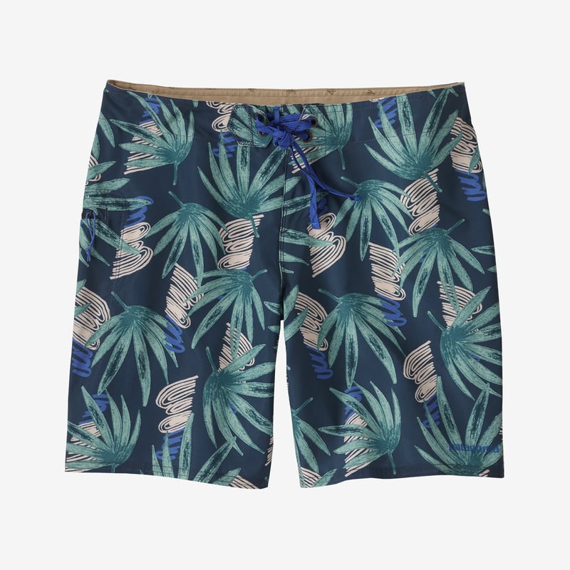 Patagonia Women's Stretch Hydropeak Boardshorts - 8" - Tropical Ecuador HZ: Tidepool Blue