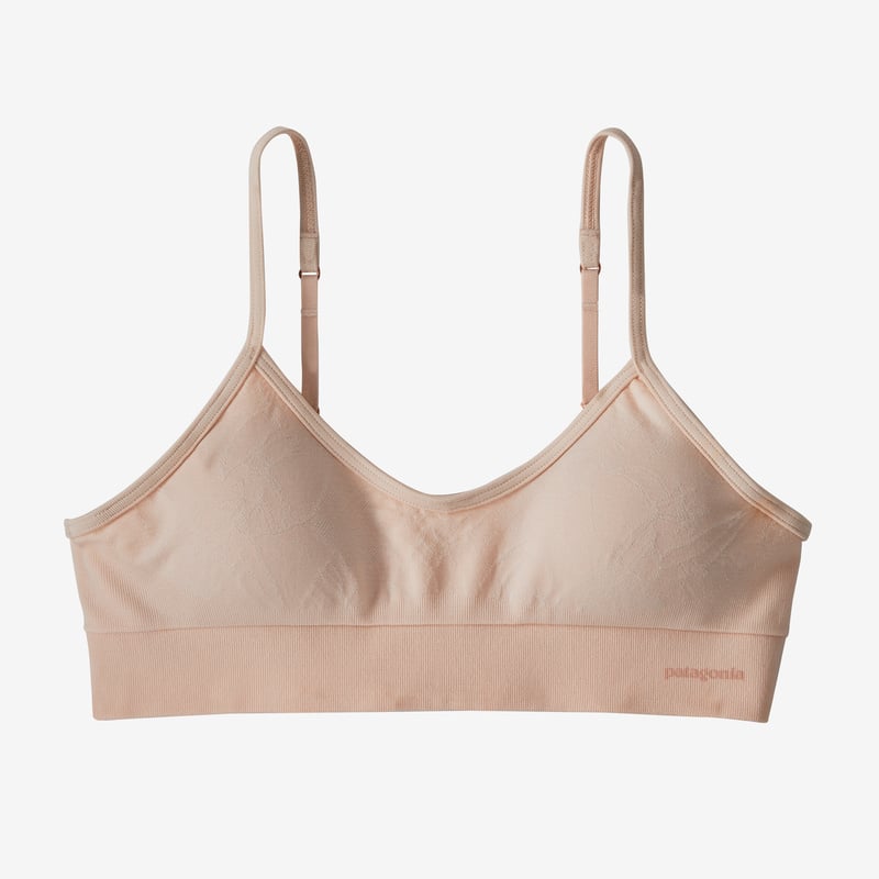 Patagonia Women's Barely Everyday Bra - Valley Flora Jacquard: Cameo