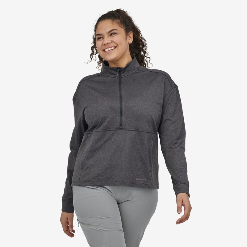 Patagonia Women's Pack Out Pullover - Black X-Dye