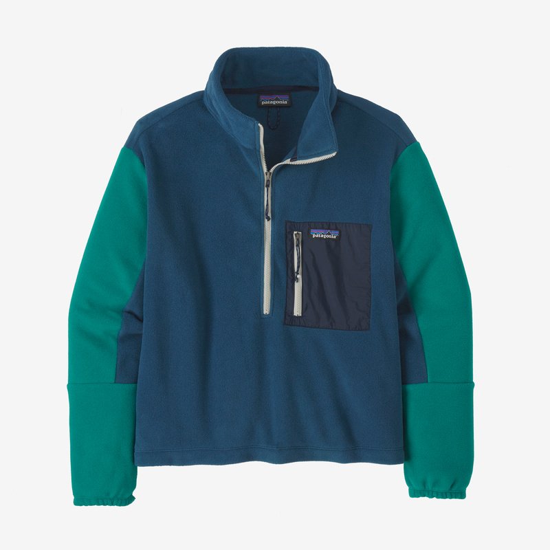 Patagonia Women's Microdini 1/2-Zip Fleece Pullover - Tidepool Blue