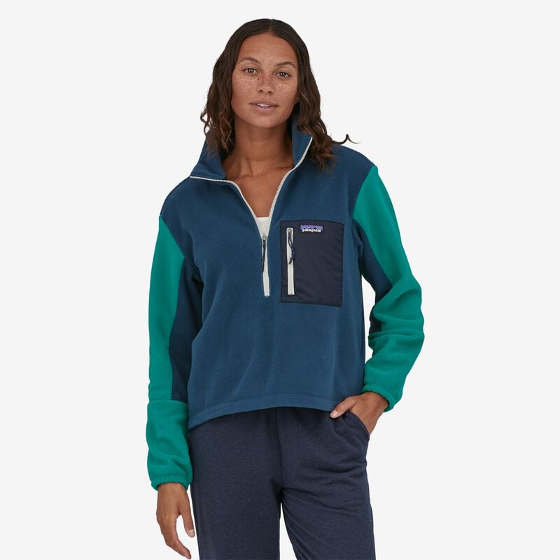 Patagonia Women's Microdini 1/2-Zip Fleece Pullover - Tidepool Blue