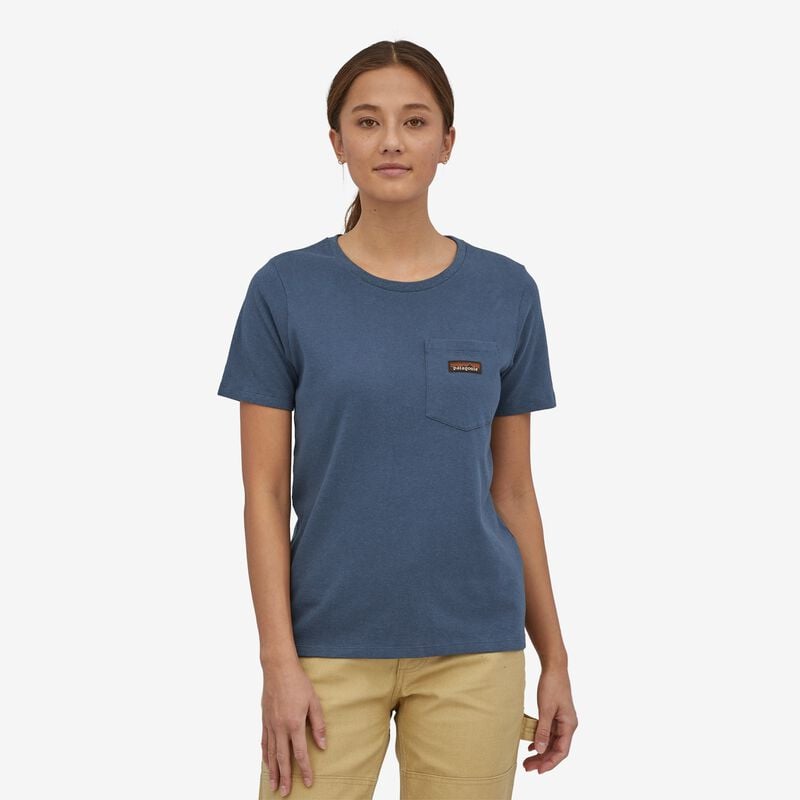 Patagonia Women's Work Pocket Tee - Stone Blue