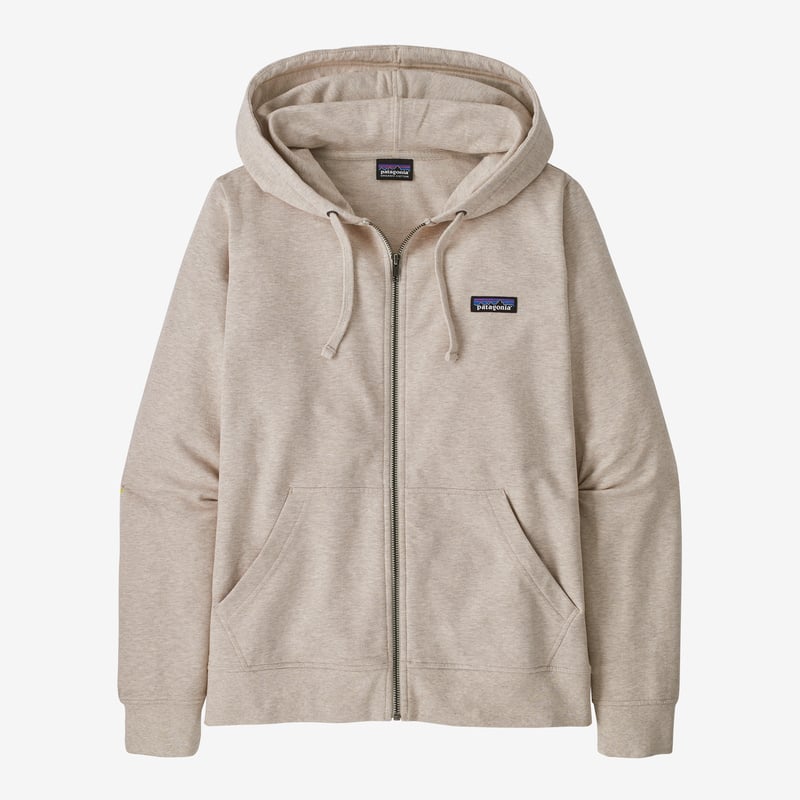 Patagonia Women's Ahnya Full-Zip Fleece Hoody - Dyno White Heather