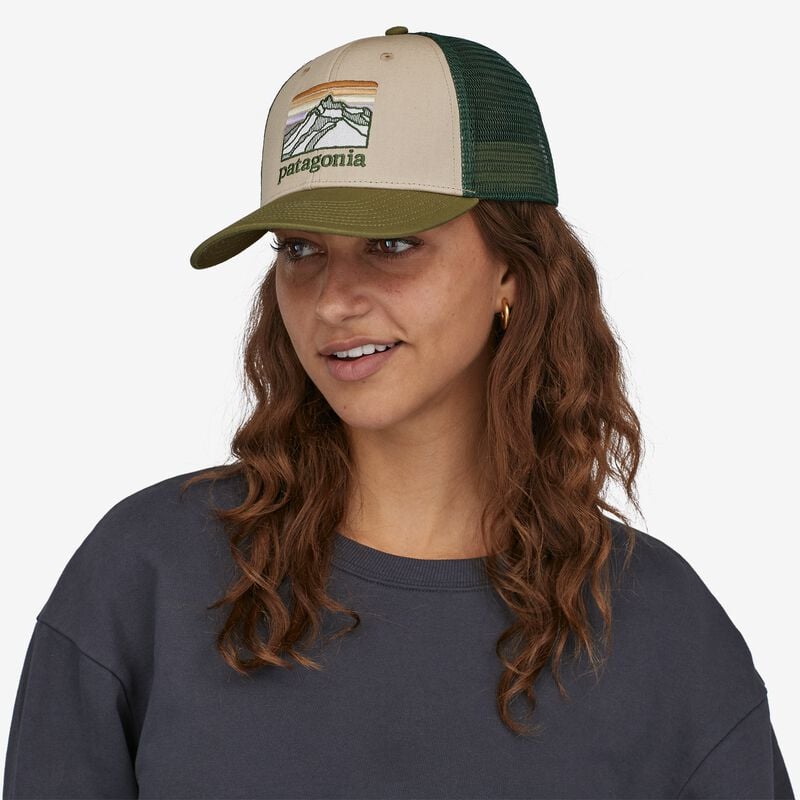 Patagonia Line Logo Ridge LoPro Trucker Hat - Oar Tan