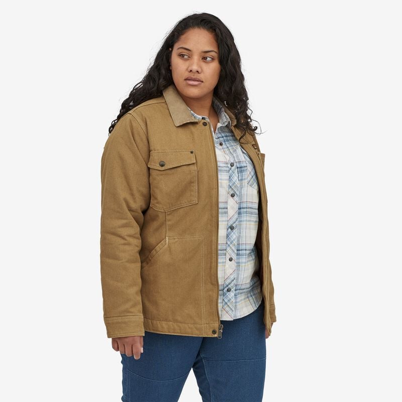 Patagonia Women's Iron Forge Hemp® Canvas Barn Coat - Dark Ash