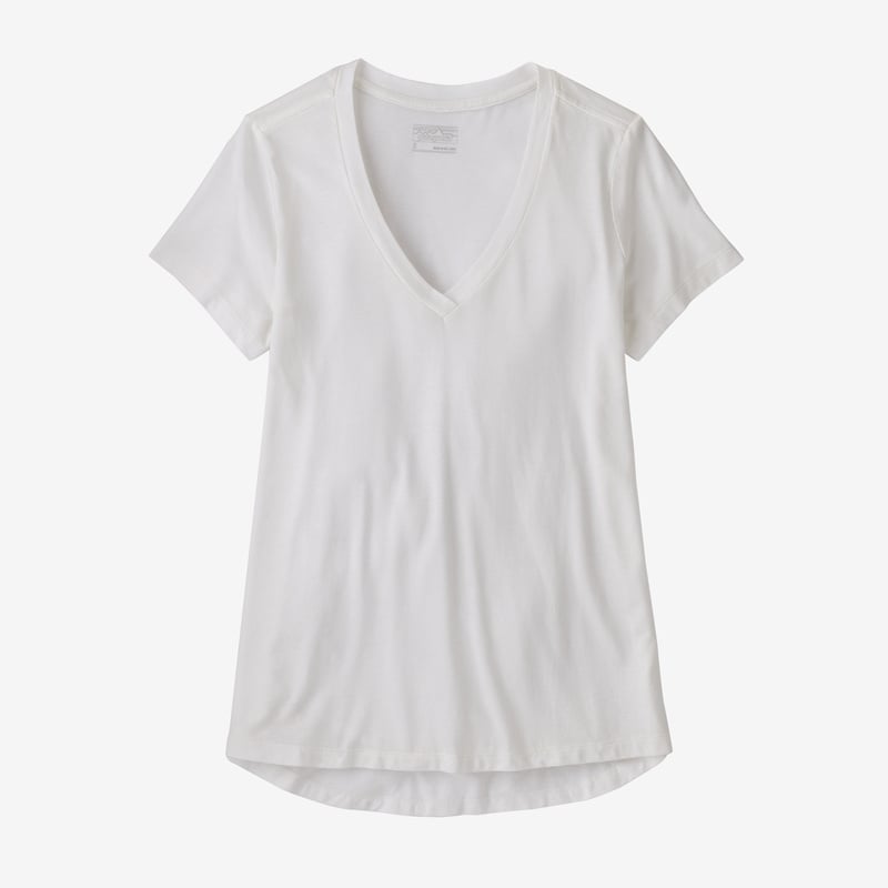 Patagonia Women's Side Current Tee - White