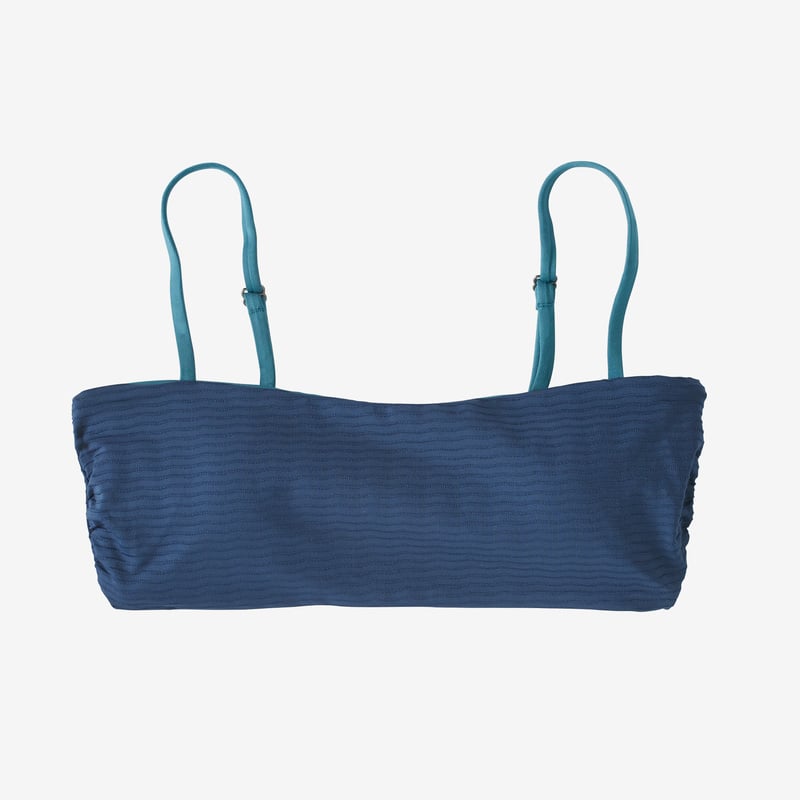Patagonia Women's Sunrise Slider Bikini Top - Ripple: Tidepool Blue