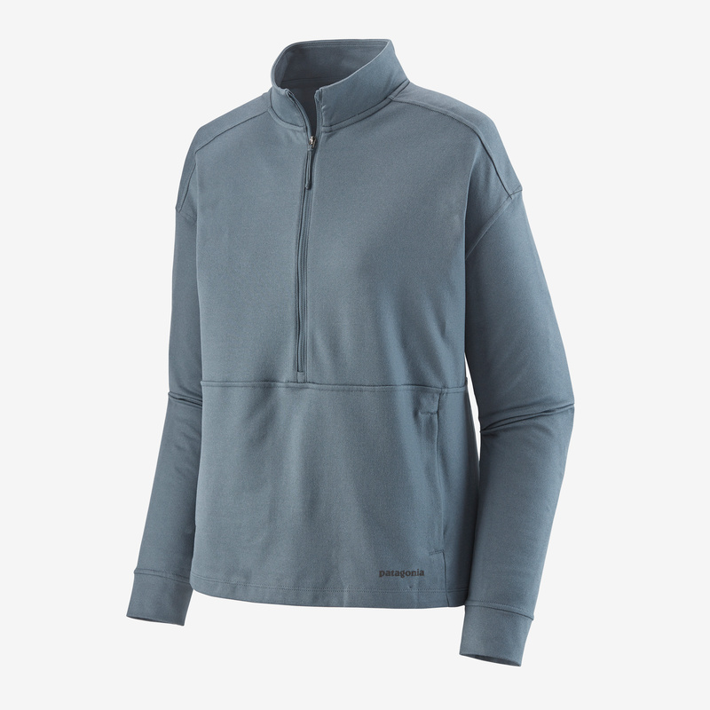 Patagonia Women's Pack Out Pullover - Plume Grey - Dark Plume Grey X-Dye