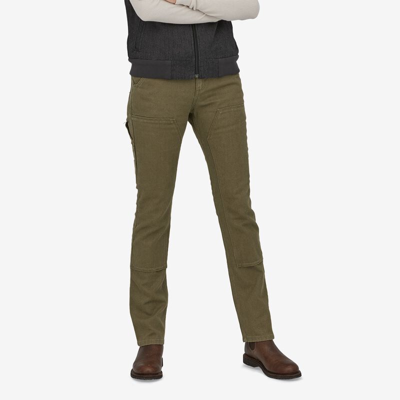 Patagonia Women's Slim All Seasons Hemp® Pants - Regular - Fatigue Green