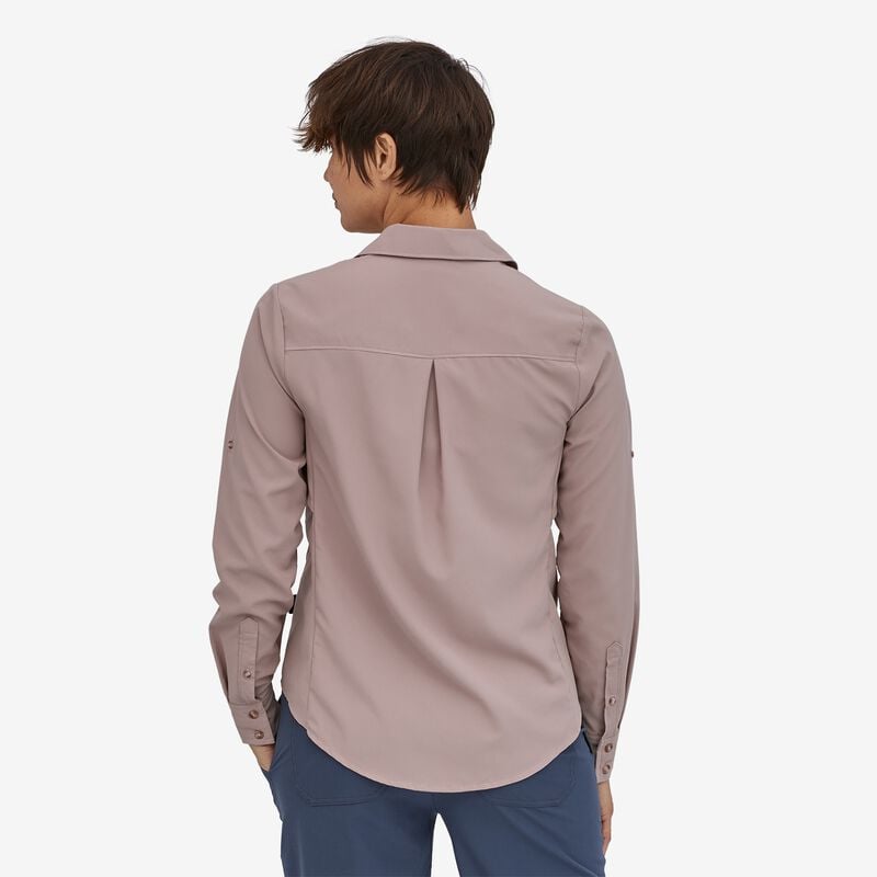 Patagonia Women's Long-Sleeved Self-Guided Hike Shirt - Stingray Mauve