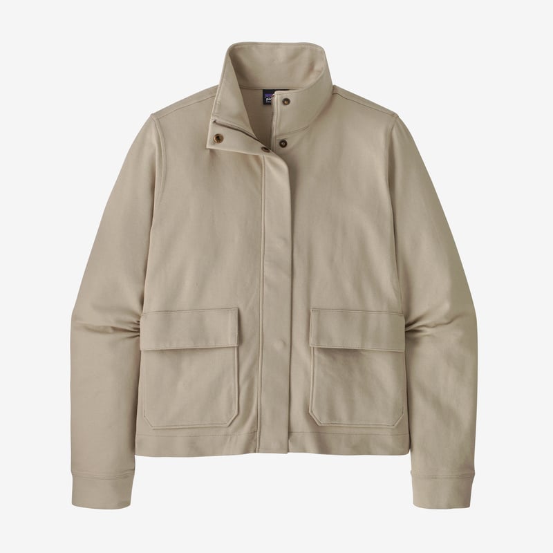 Patagonia Women's Organic Cotton Roaming Layering Shirt Jacket - Pumice