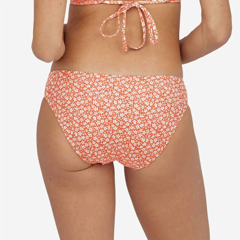 Patagonia Women's Sunamee Bikini Bottoms - Bell Flower: Tigerlily Orange