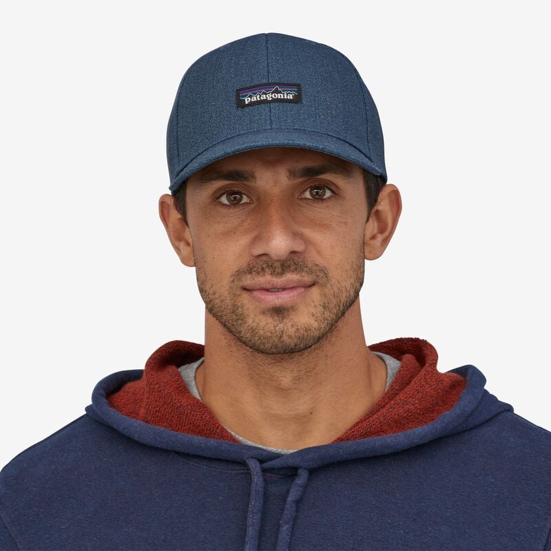 Patagonia Tin Shed Hat - P-6 Logo: Stone Blue
