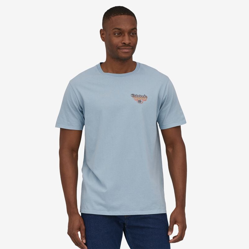 Patagonia GPIW™ Logo Organic T-Shirt - Steam Blue