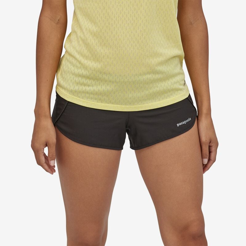 Patagonia Women's Strider Running Shorts - 3½" - Black