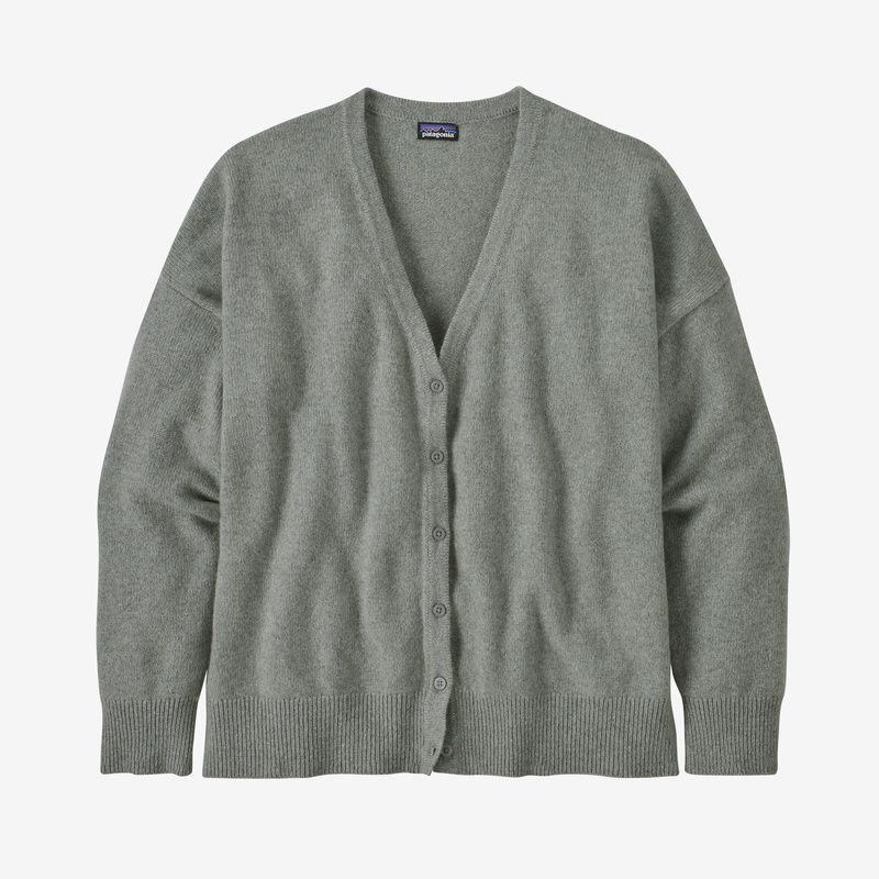 Patagonia Women's Recycled Cashmere Cardigan - Salt Grey