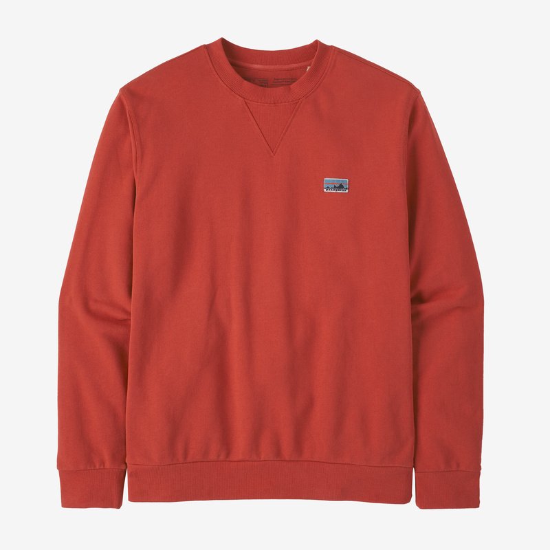 Patagonia Men's Regenerative Organic Certified™ Cotton Crewneck Sweatshirt - Sumac Red