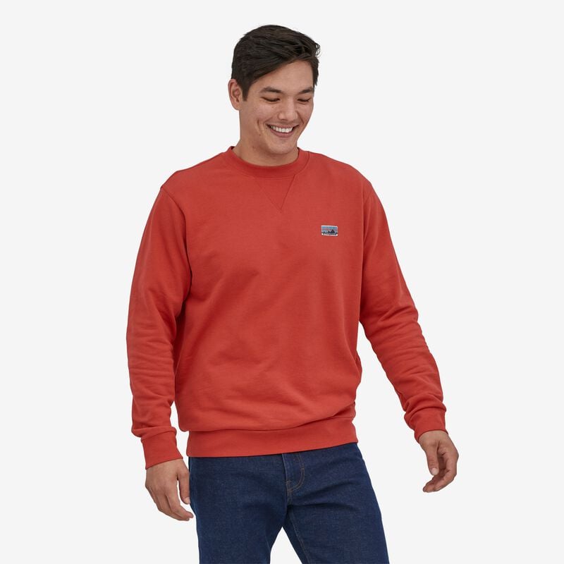 Patagonia Men's Regenerative Organic Certified™ Cotton Crewneck Sweatshirt - Sumac Red