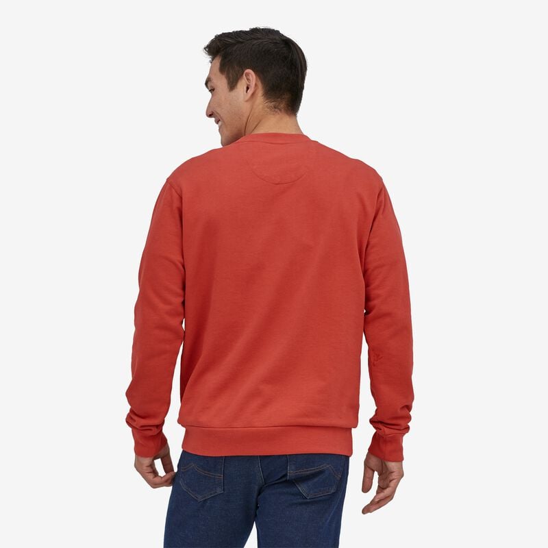 Patagonia Men's Regenerative Organic Certified™ Cotton Crewneck Sweatshirt - Sumac Red