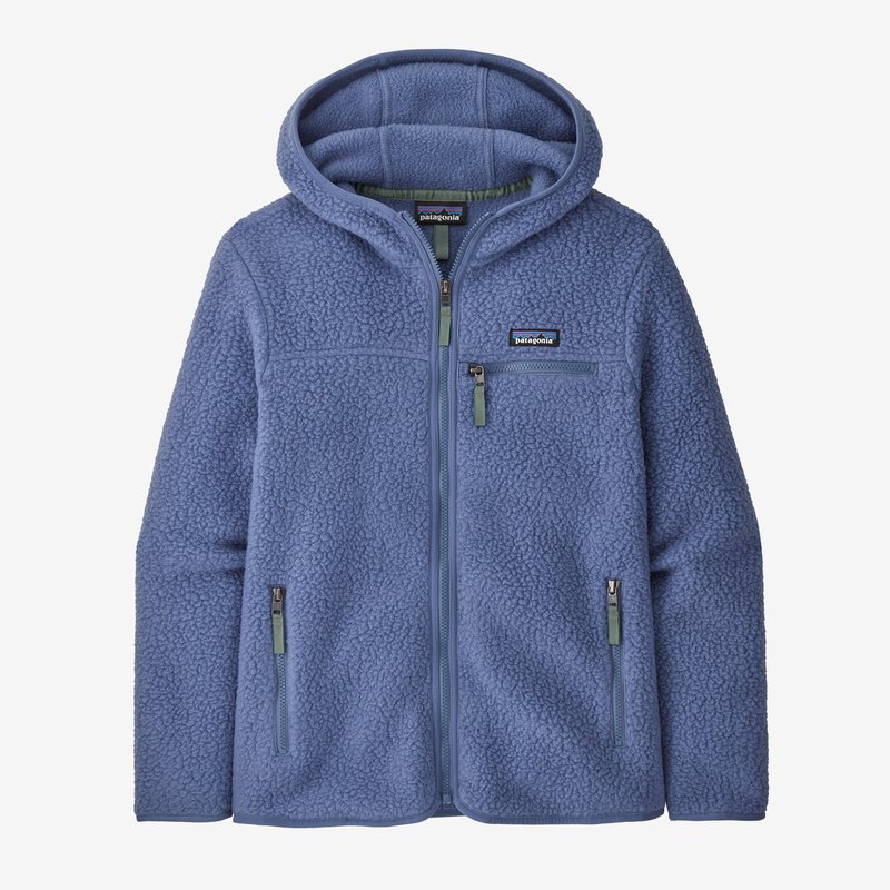 Patagonia Women's Retro Pile Fleece Hoody - Current Blue