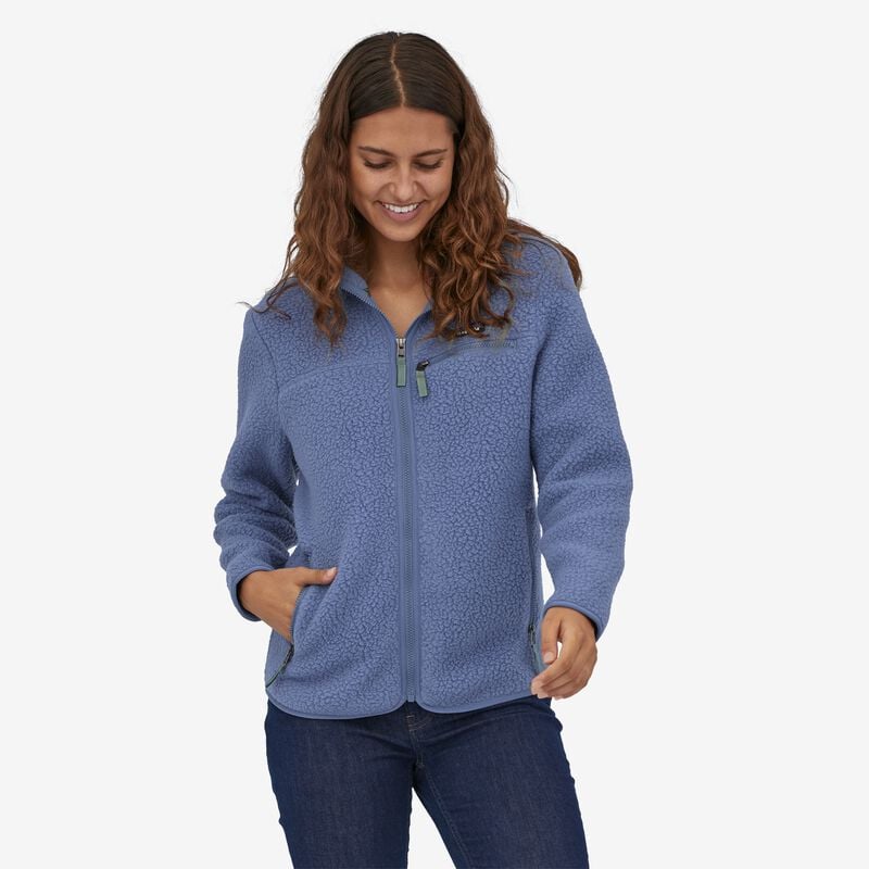 Patagonia Women's Retro Pile Fleece Hoody - Current Blue