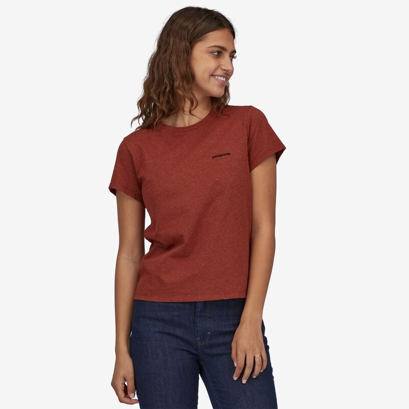 Patagonia Women's P-6 Logo Responsibili-Tee® - Sisu Brown