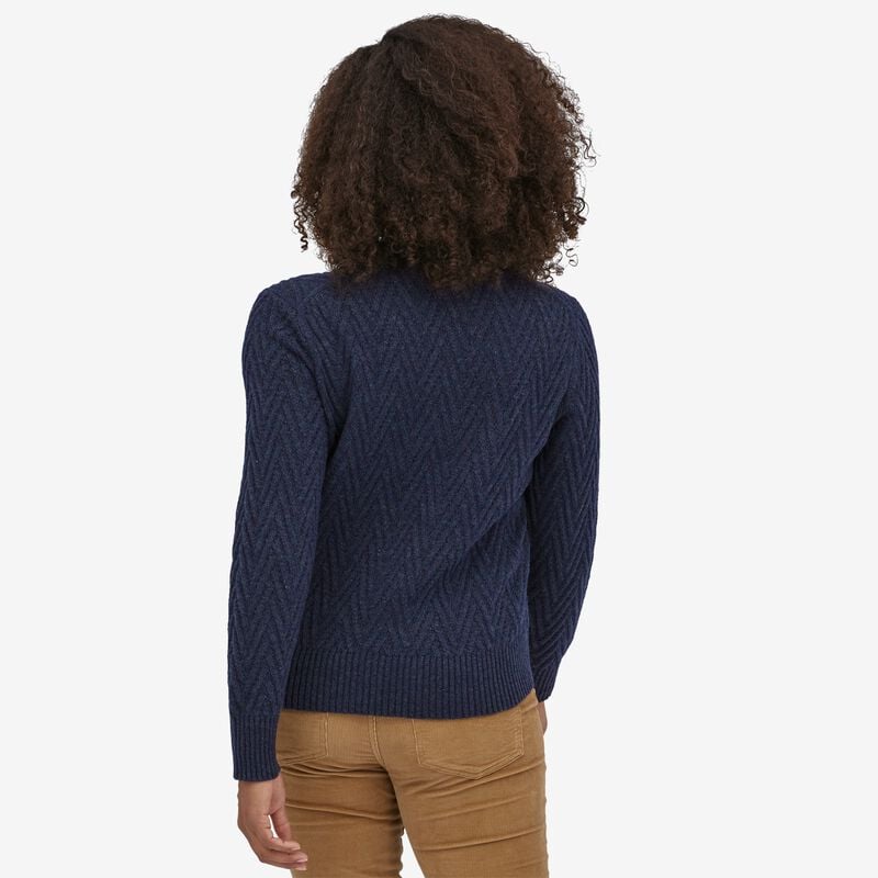 Patagonia Women's Recycled Wool Crewneck Sweater - Smolder Blue