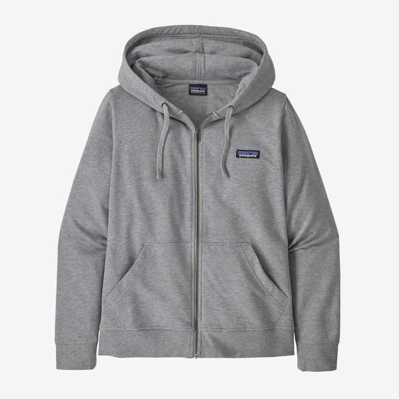 Patagonia Women's Ahnya Full-Zip Fleece Hoody - Salt Grey Heather