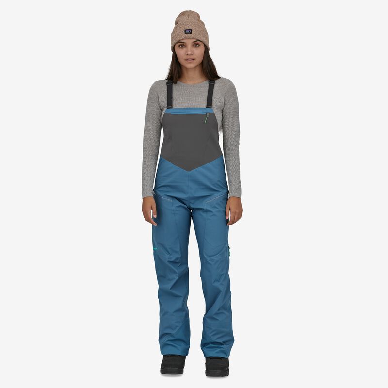 Patagonia Women's SnowDrifter Bibs - Wavy Blue