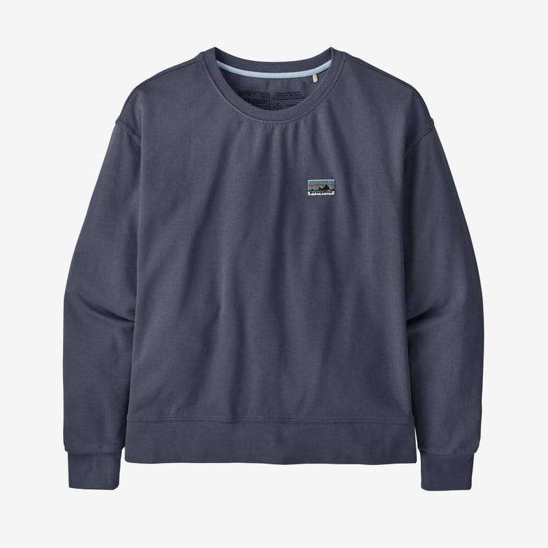 Patagonia Women's Regenerative Organic Certified™ Cotton Crewneck Sweatshirt - Smolder Blue