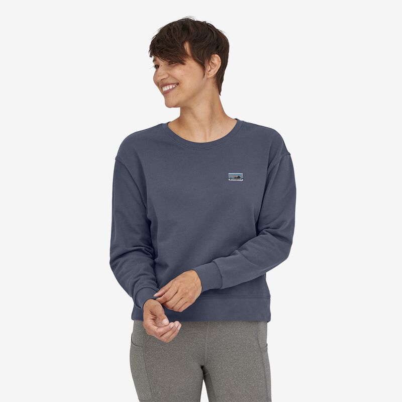 Patagonia Women's Regenerative Organic Certified™ Cotton Crewneck Sweatshirt - Smolder Blue