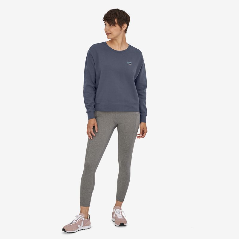 Patagonia Women's Regenerative Organic Certified™ Cotton Crewneck Sweatshirt - Smolder Blue