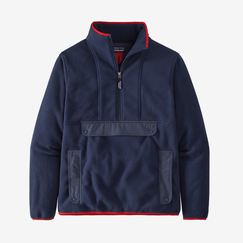 Patagonia Synchilla® Fleece Anorak - New Navy w/Smolder Blue