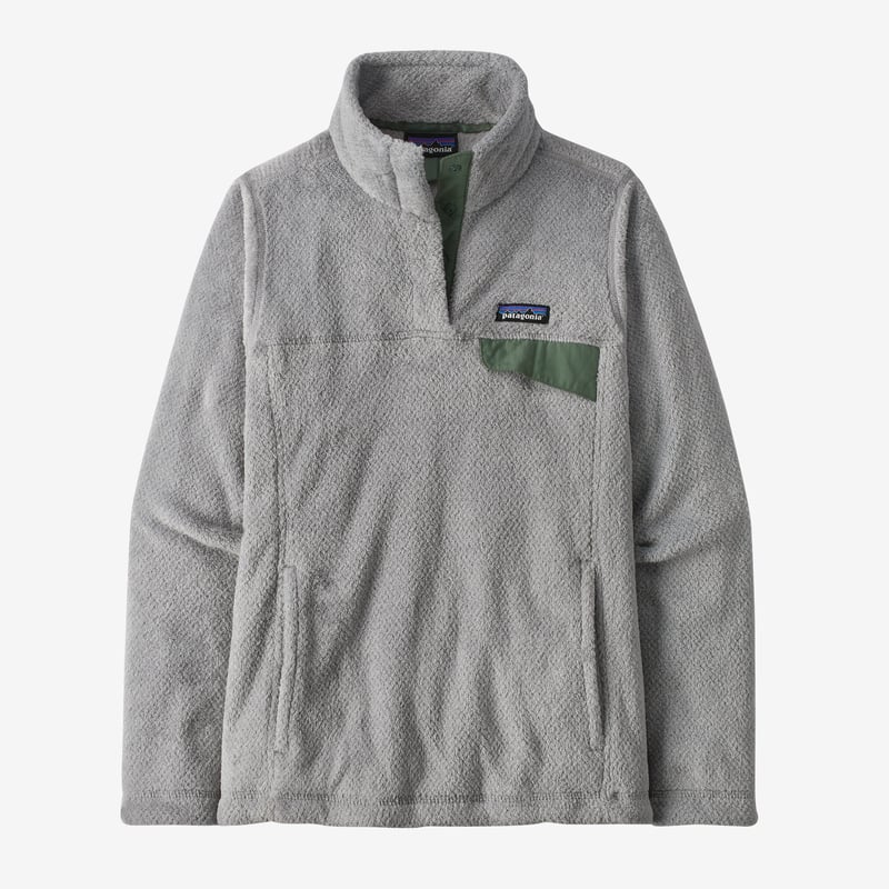 Patagonia Women's Re-Tool Snap-T® Fleece Pullover - Tailored Grey - Salt Grey X-Dye