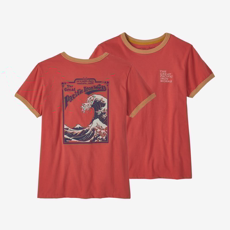 Patagonia Women's GPIW™ Organic Ringer Tee - Sumac Red