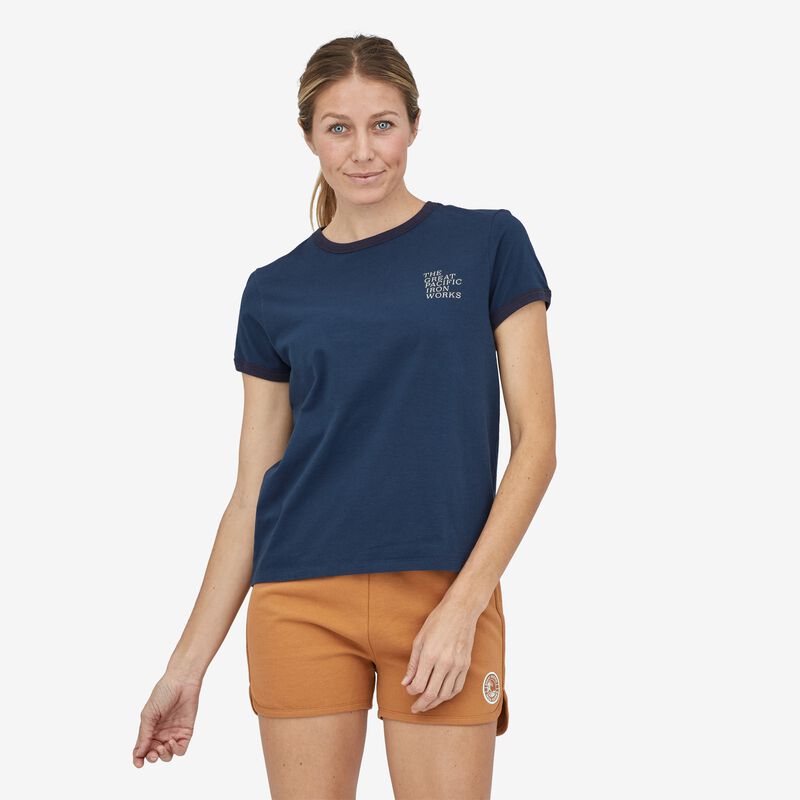 Patagonia Women's GPIW™ Organic Ringer Tee - Sumac Red