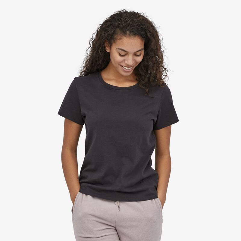 Patagonia Women's Regenerative Organic Certified™ Cotton Tee - Ink Black